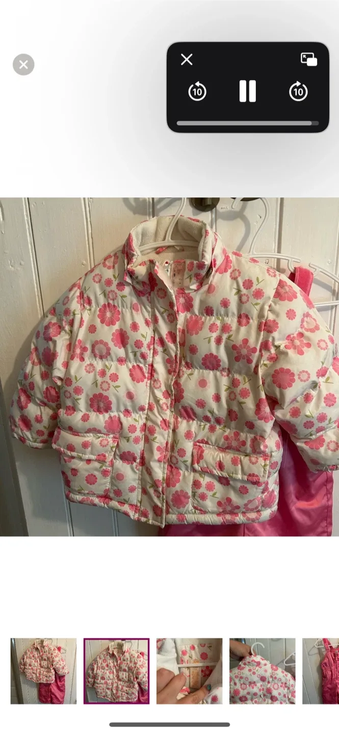 Joe Fresh please mom pink Snowsuit Set (6-12 months) image indicator(2)