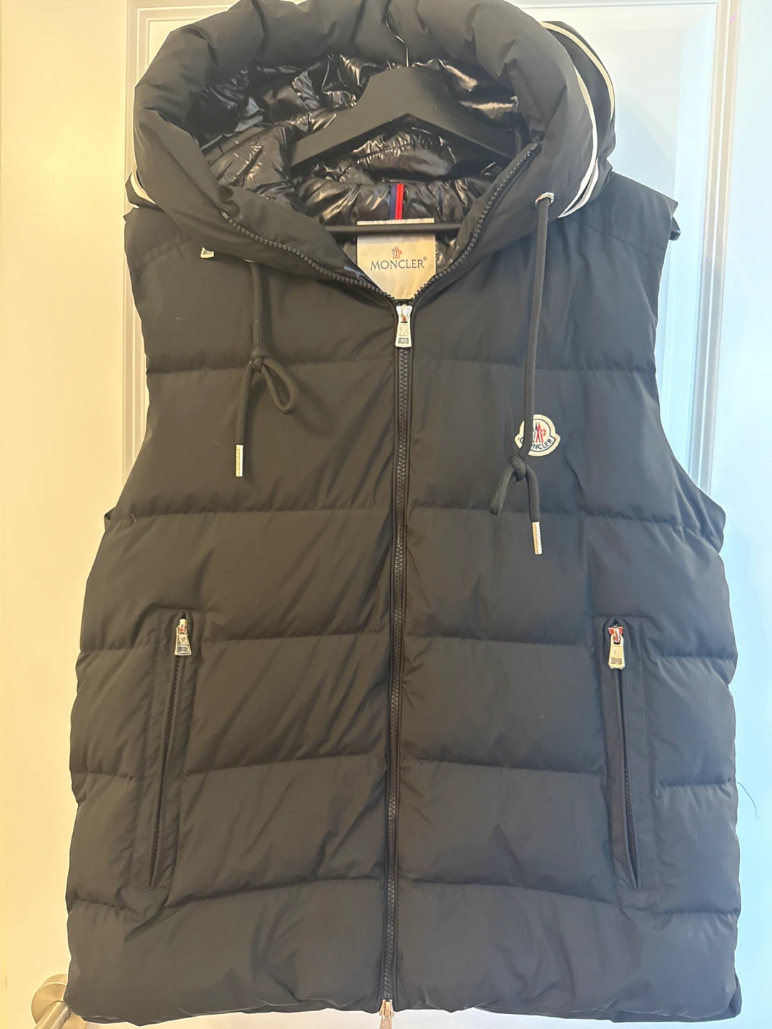 Moncler version  Black Padded Vest