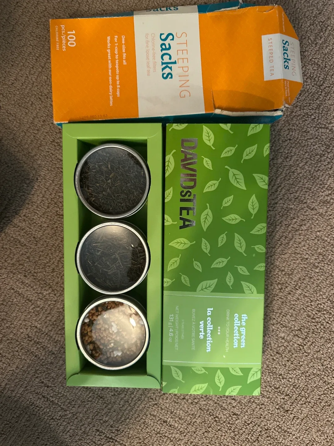 DAVIDsTEA The Green Collection + Steeping Sacks