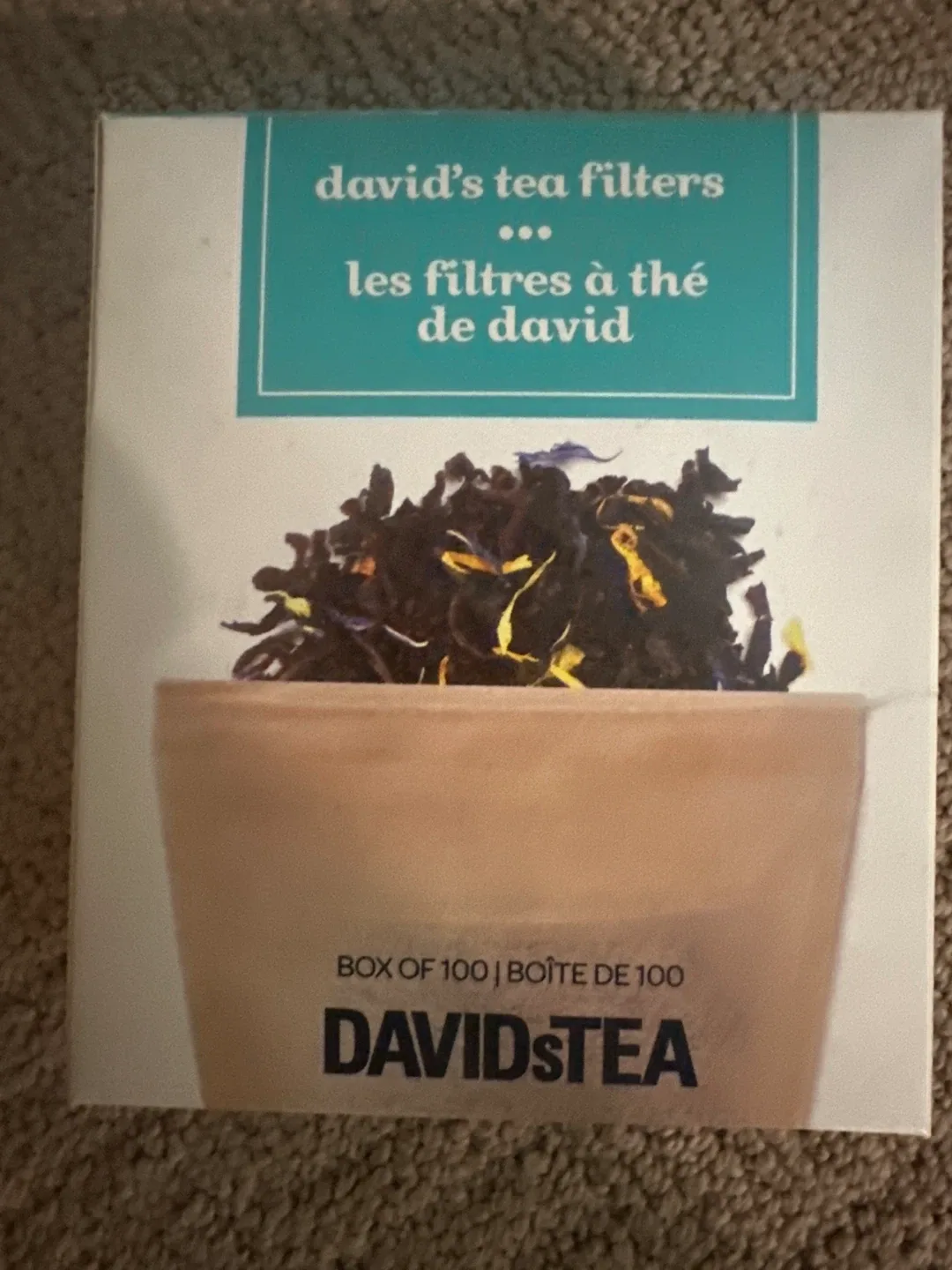 DAVIDsTEA Tea Filters - Box of 100