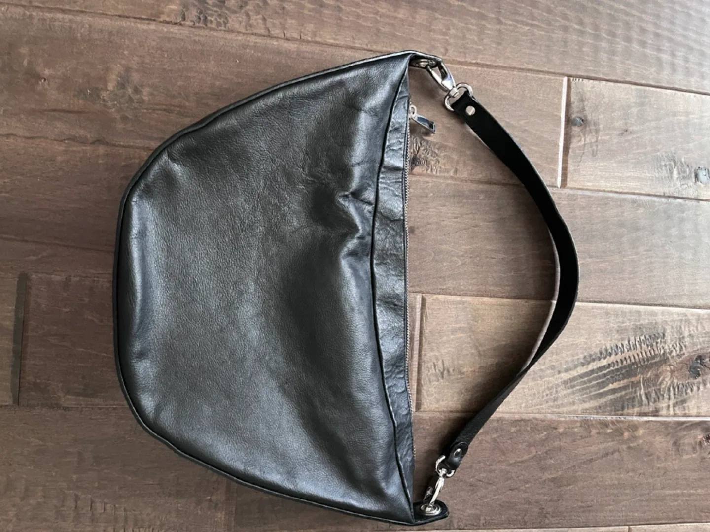 Black Leather Purse