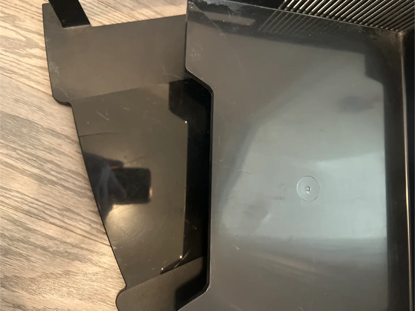 Black Plastic Storage Bins/Trays image indicator(2)