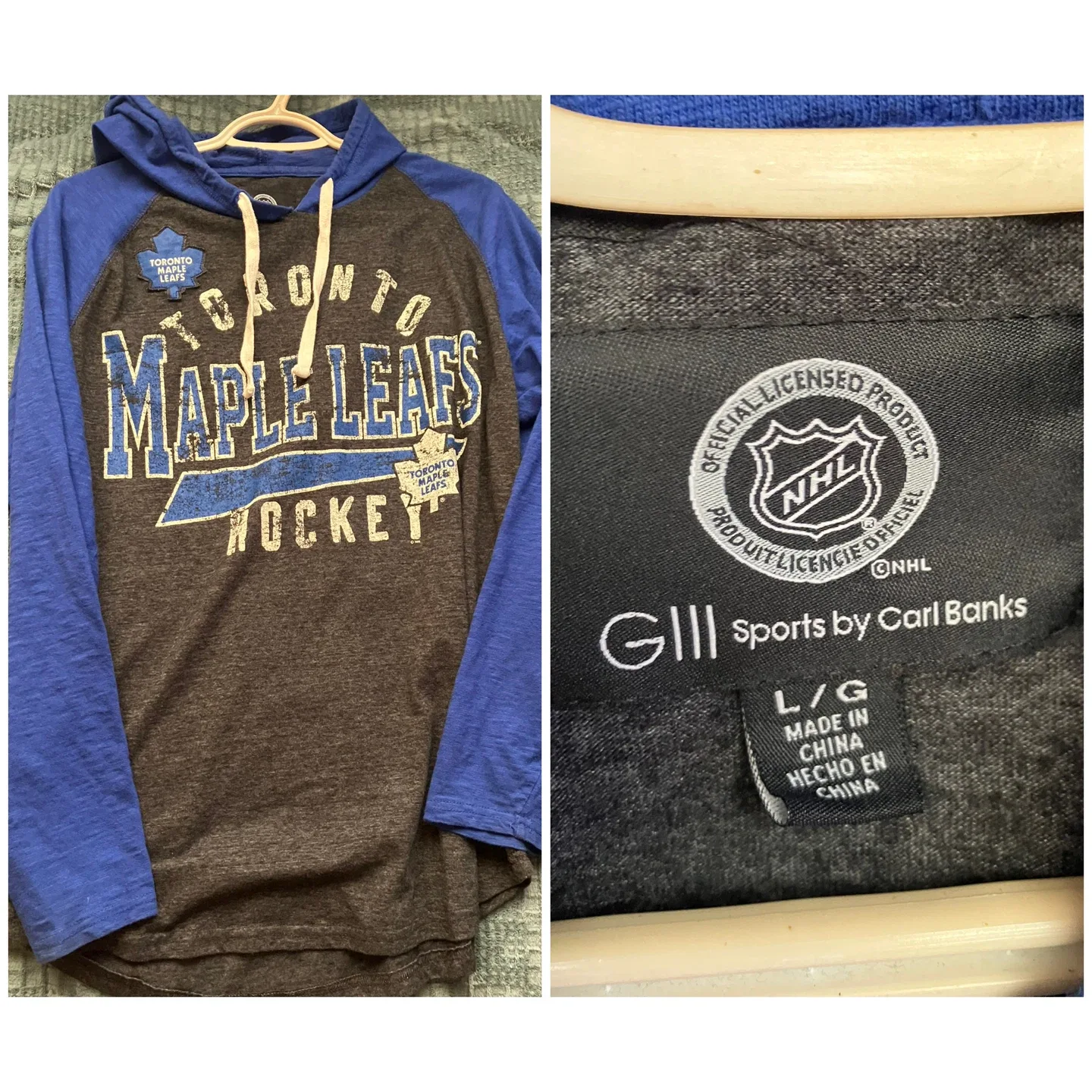 (NHL) Toronto Maple Leafs Hoodie - Size Women Large thumbnail