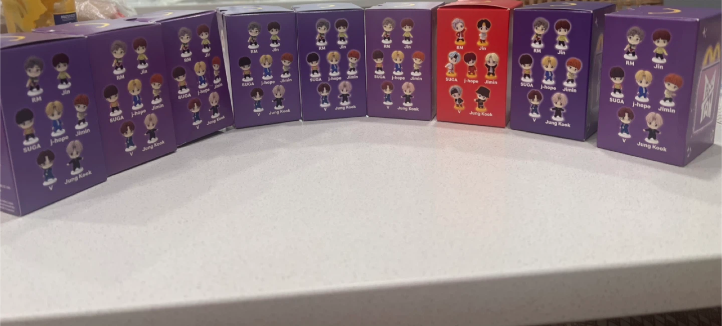 McDonald's BTS Meal Figures - Set of 7