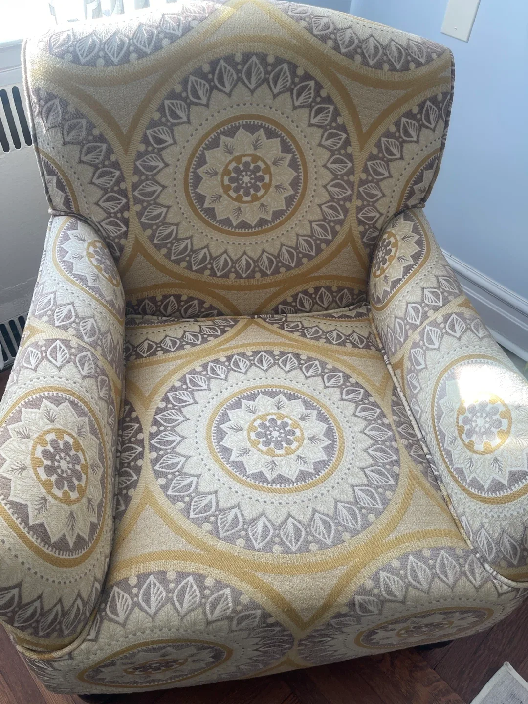 Patterned Armchair with Pillow image indicator(3)
