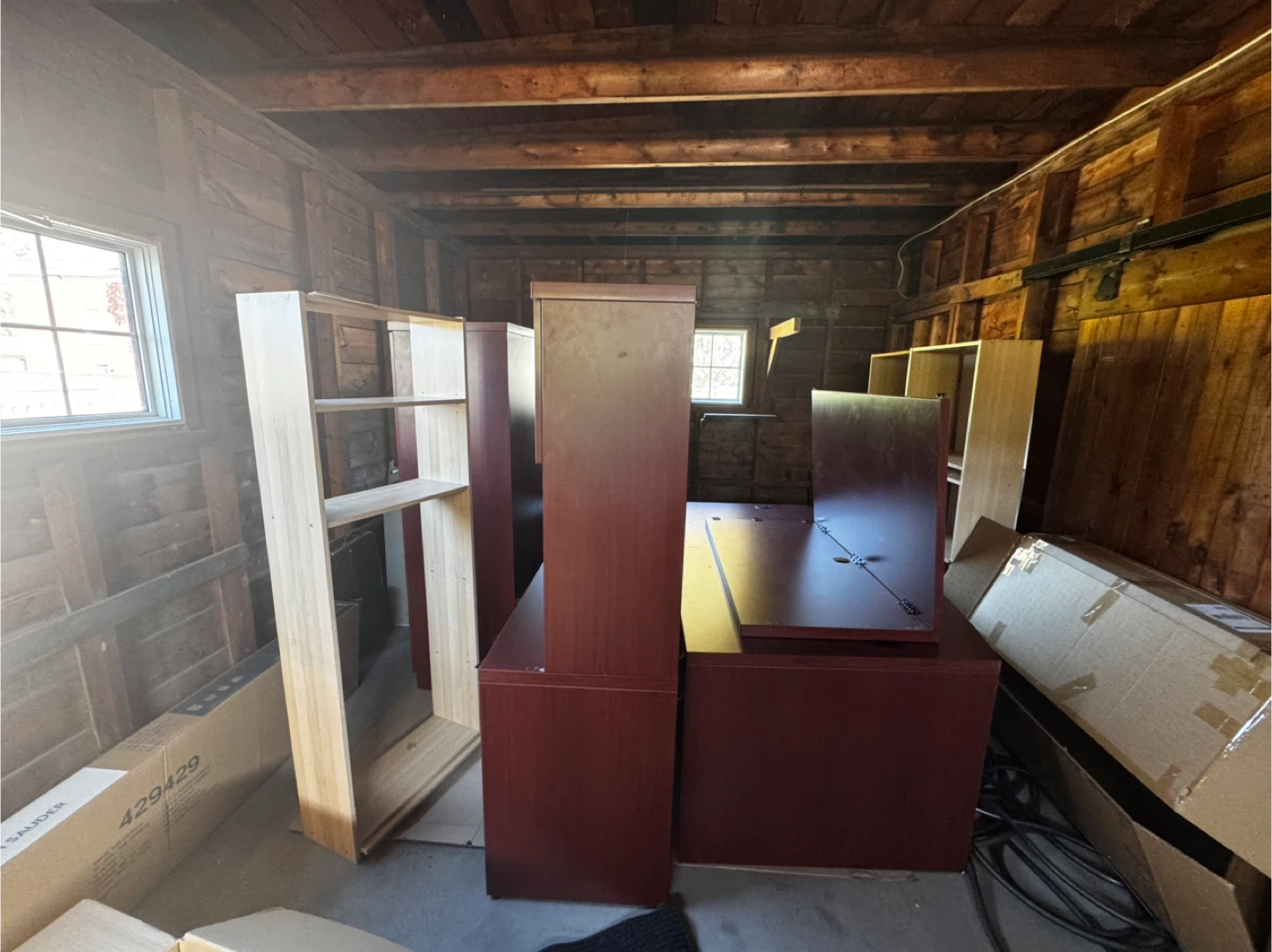 Office Furniture Set - Desk, Hutch, Bookcase - photo 2