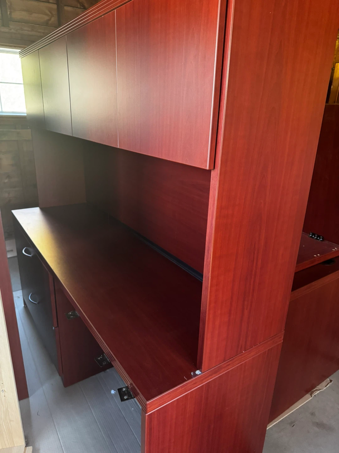 Office Furniture Set - Desk, Hutch, Bookcase