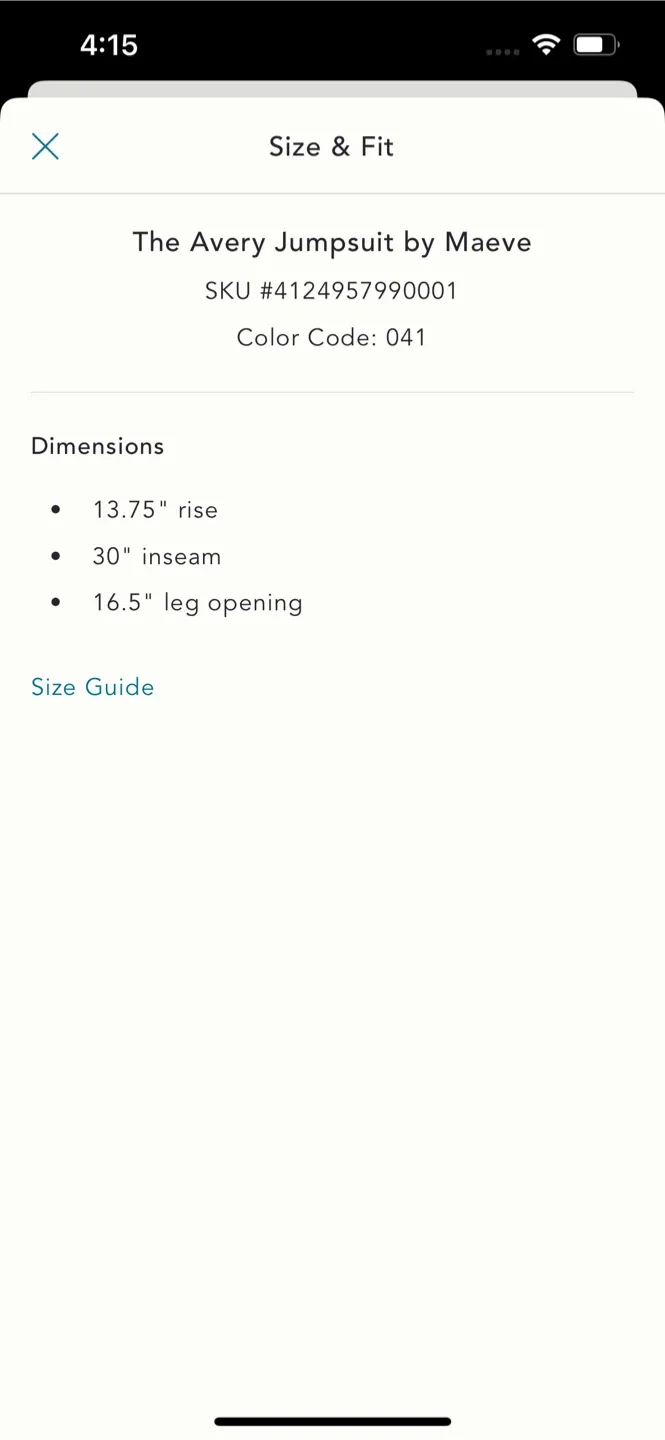 BNWT Anthropologie The Avery Jumpsuit by Maeve 2 image indicator(5)