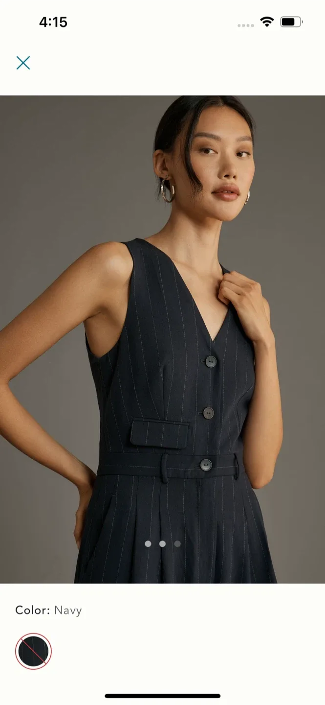 BNWT Anthropologie The Avery Jumpsuit by Maeve 2 image indicator(3)