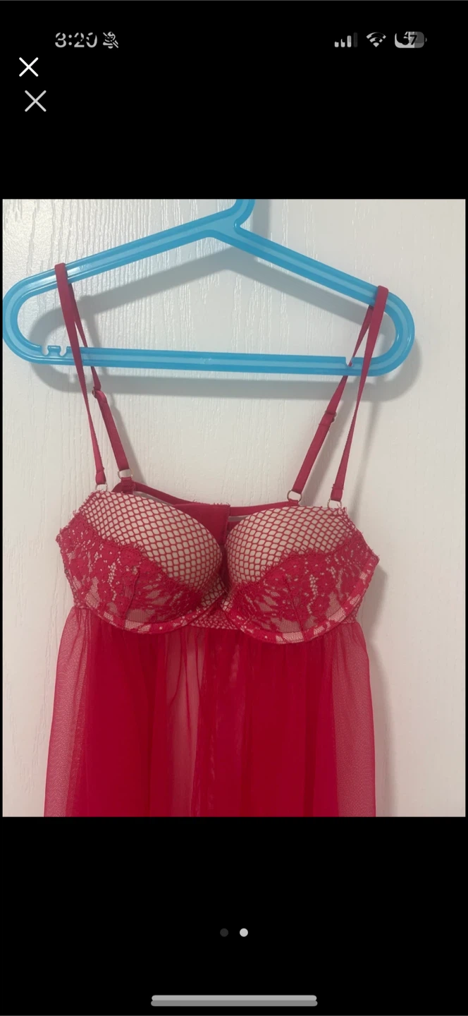 Victoria's Secret Red Lingerie - Size 34B - photo 3