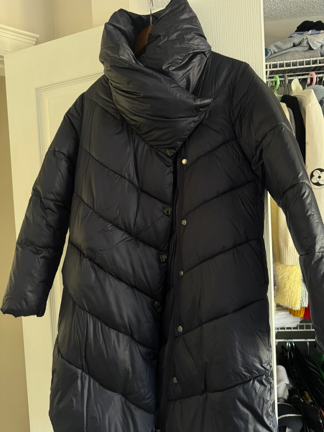 Kagijiao Black Puffer Coat - Size M S - photo 5