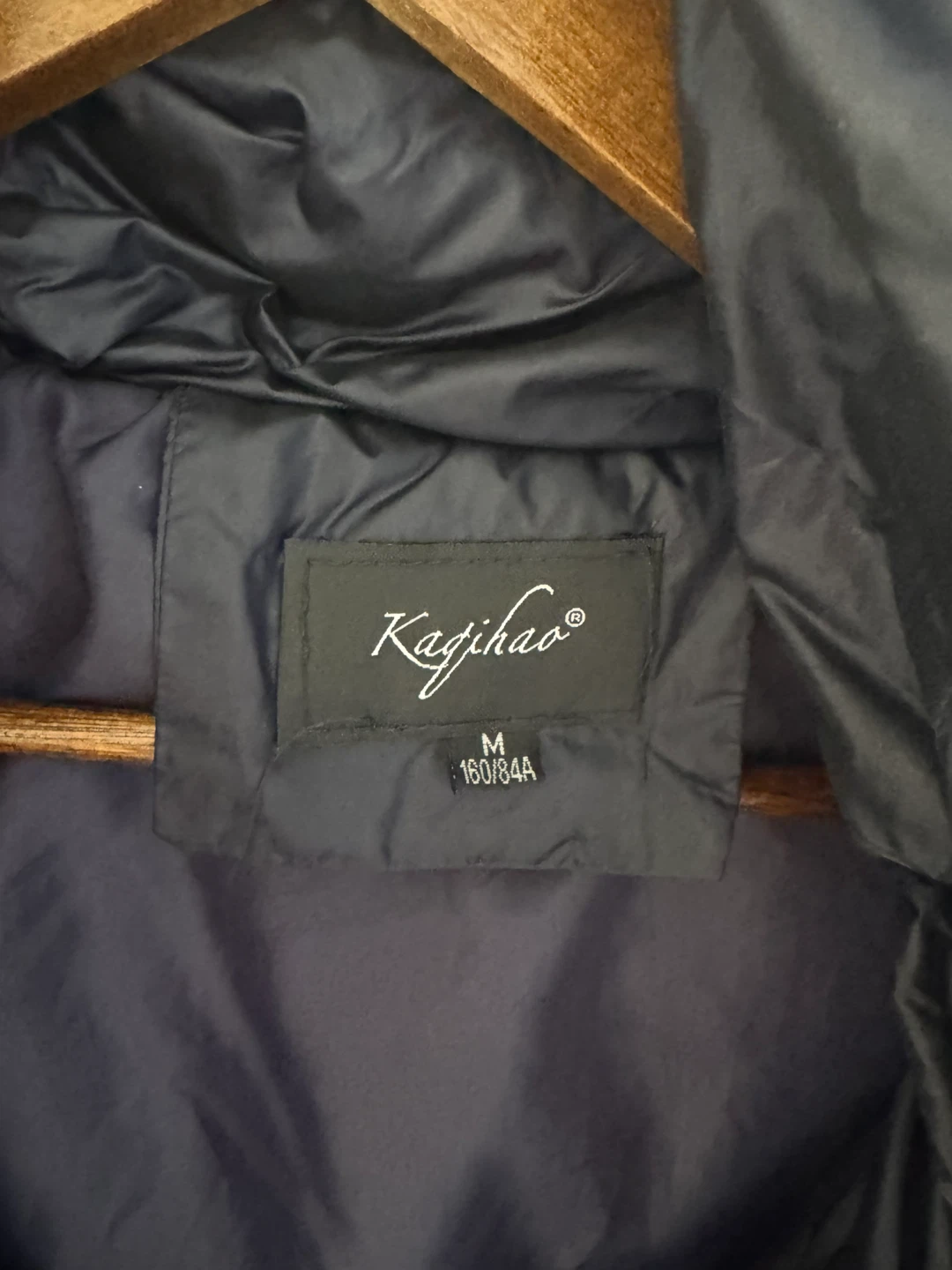Kagijiao Black Puffer Coat - Size M S