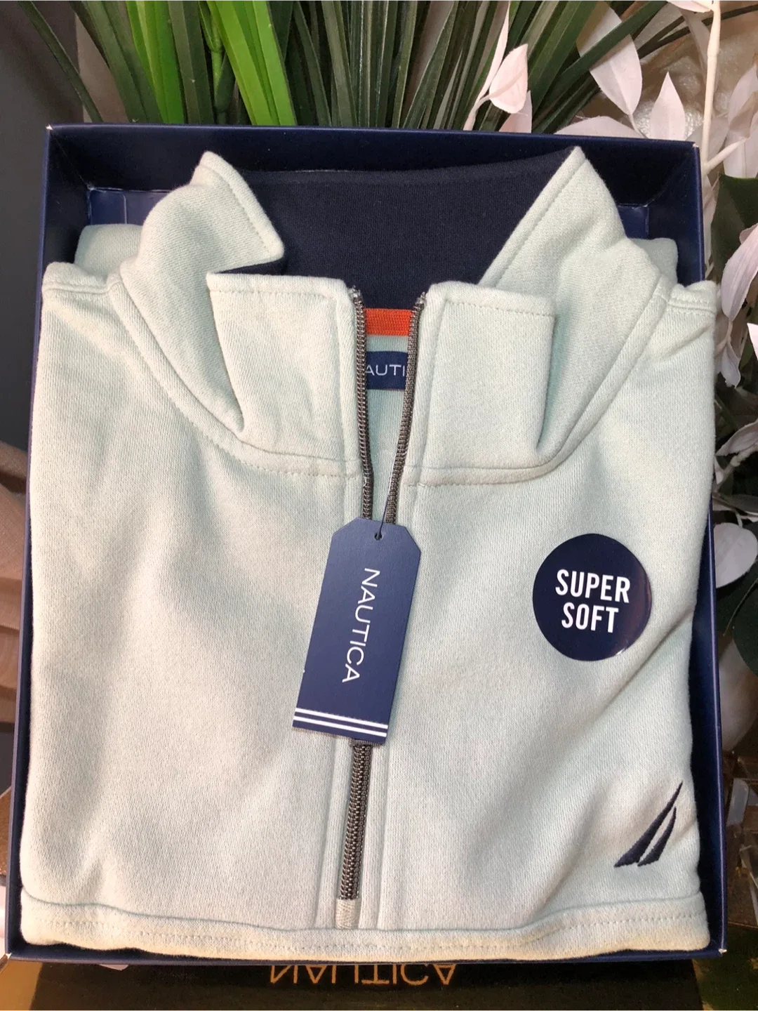 New Nautica K2787M Zip Jacket Frost XL image indicator(2)