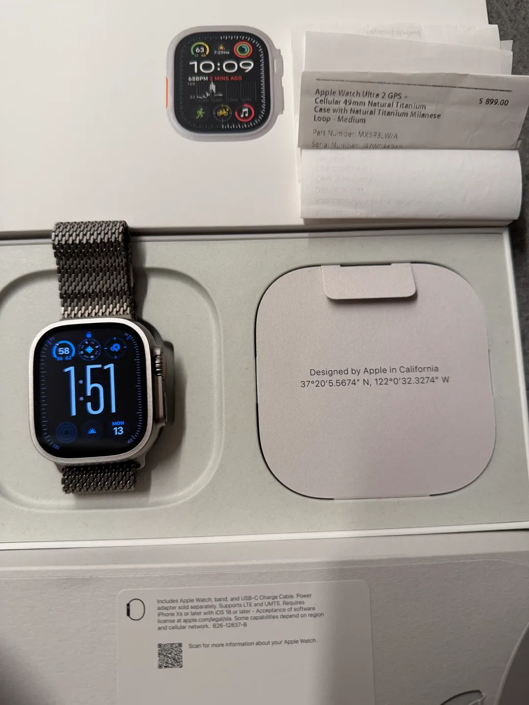 Apple Watch Ultra 2 49mm Natural Titanium image indicator(2)