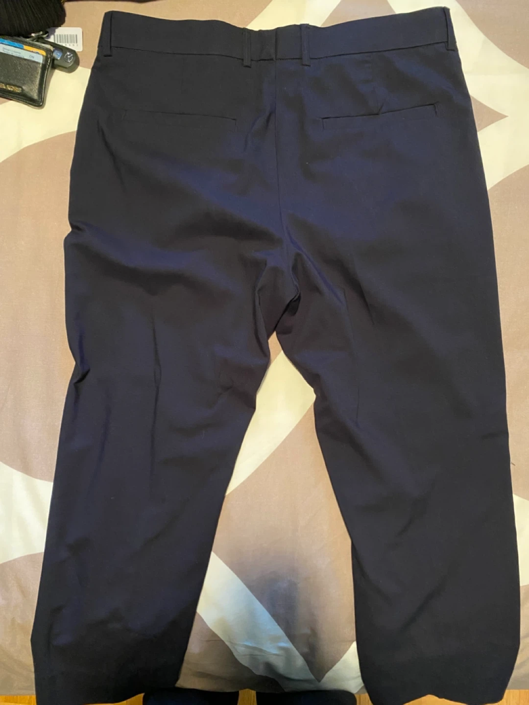 H&M Regular Fit Navy Blue Pants - photo 2