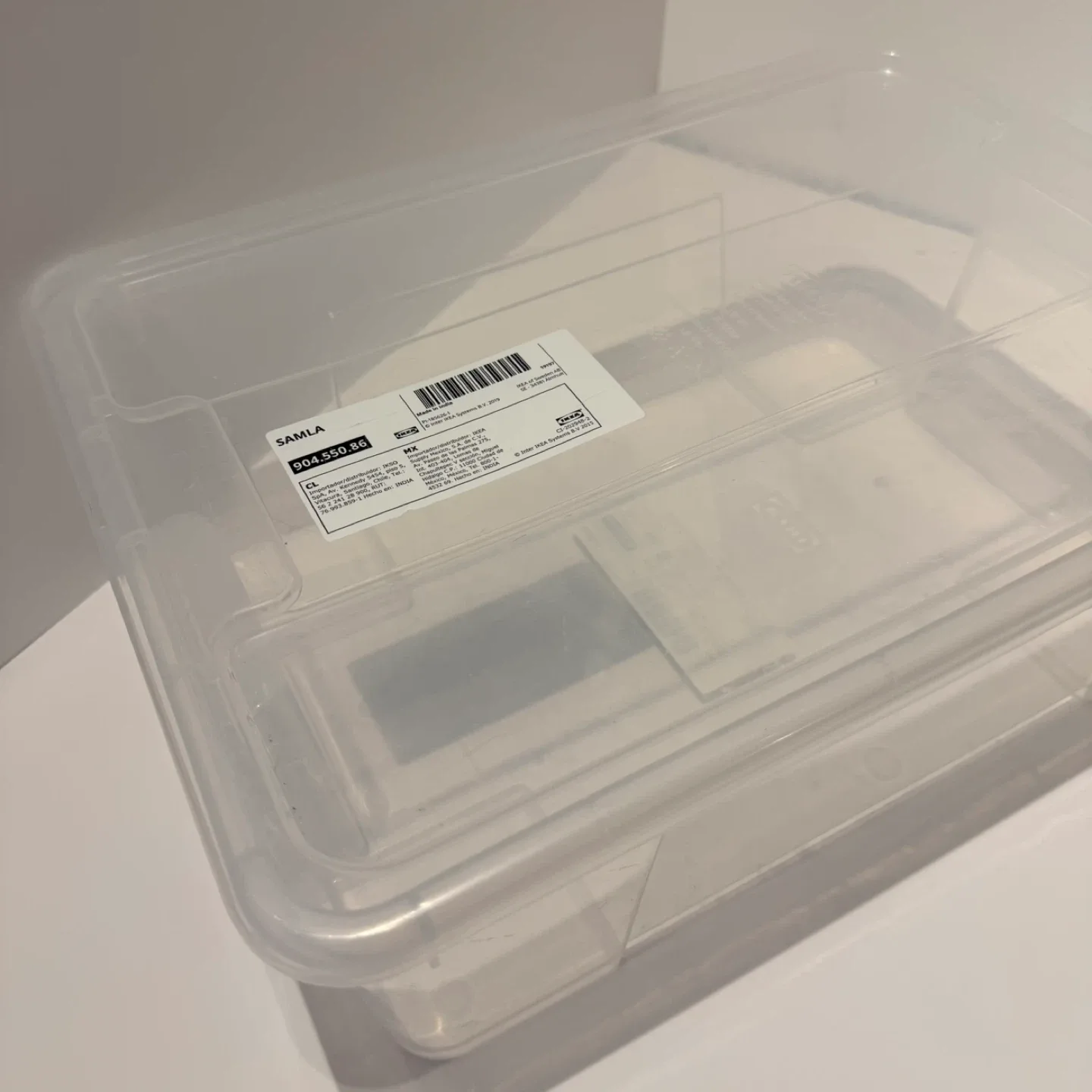 Clear Storage Box with Lid (2 for $10) image indicator(6)