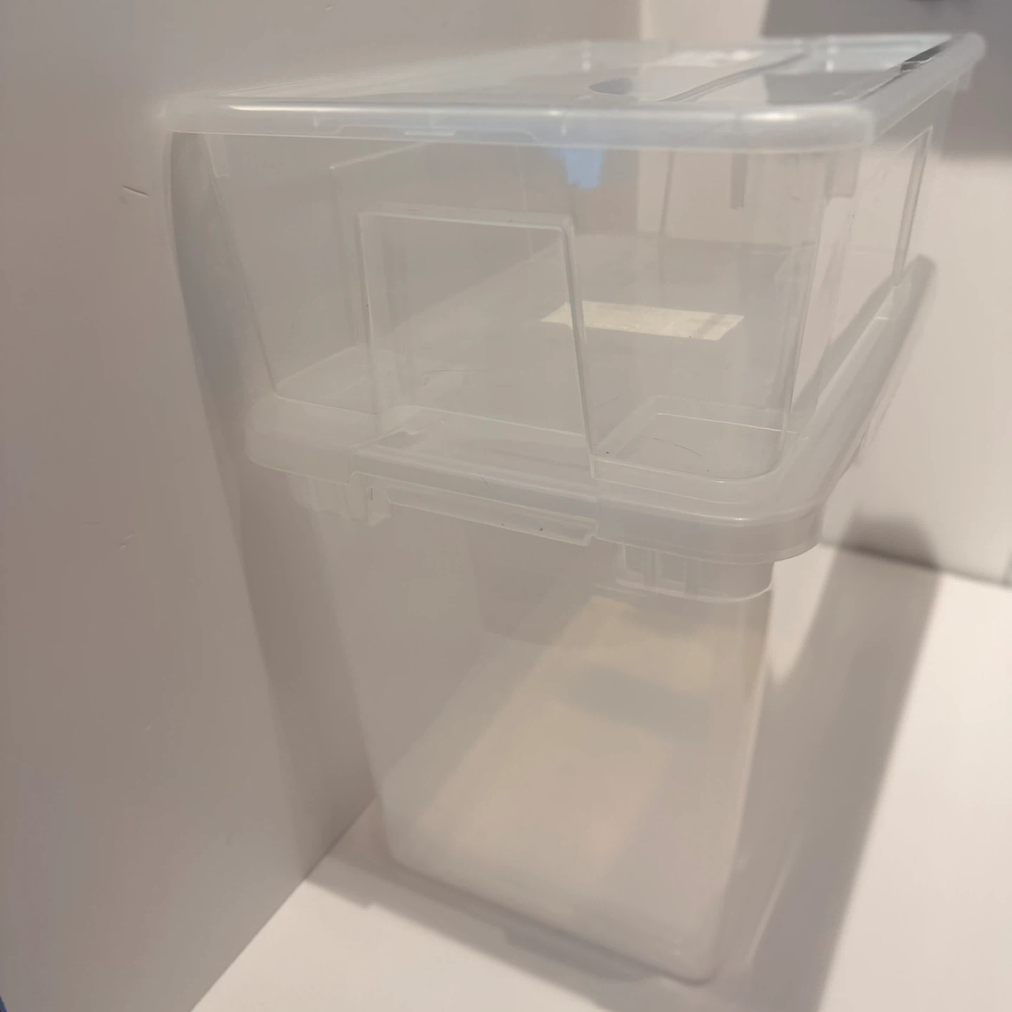 Clear Storage Box with Lid (2 for $10) - photo 2