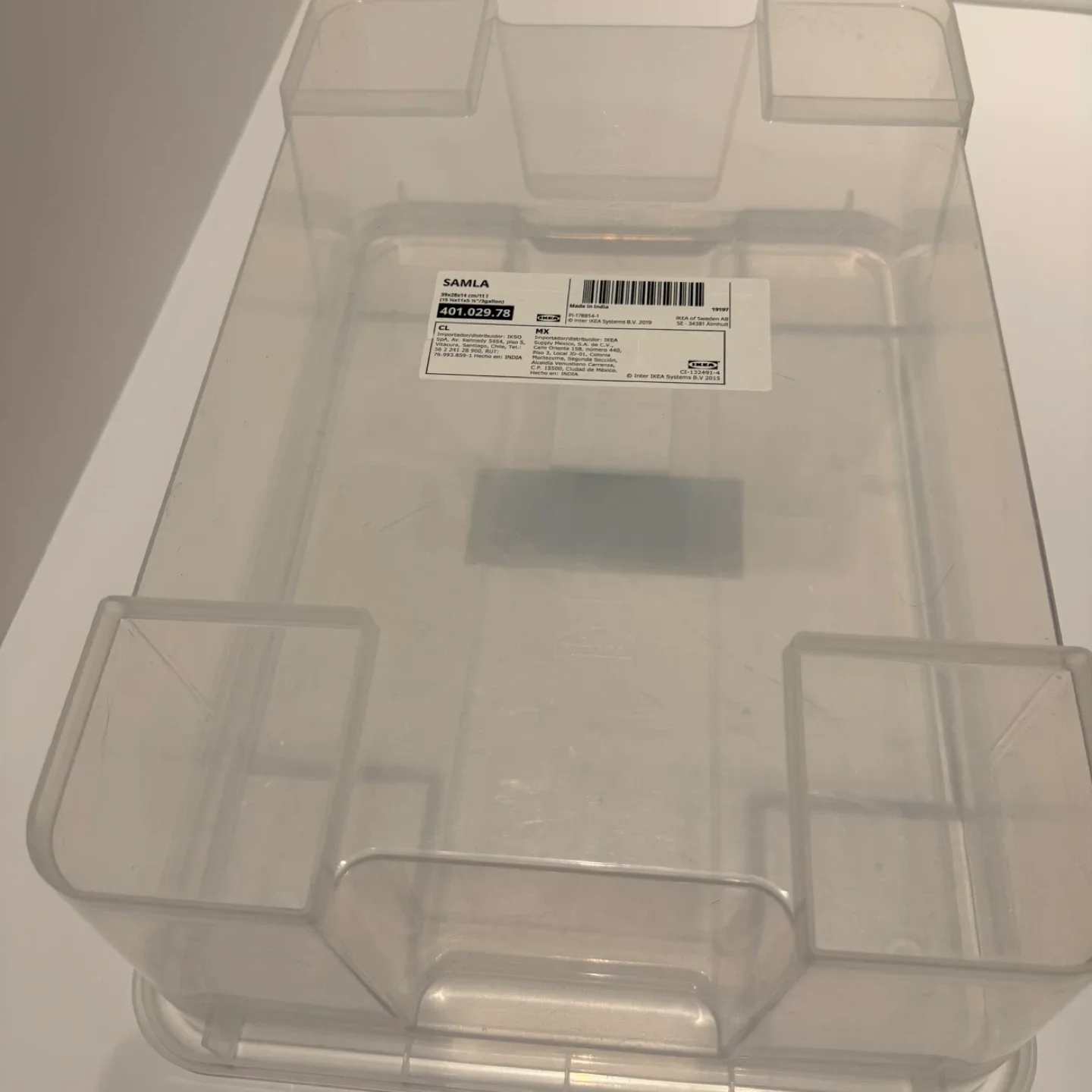 Clear Storage Box with Lid (2 for $10) image indicator(7)