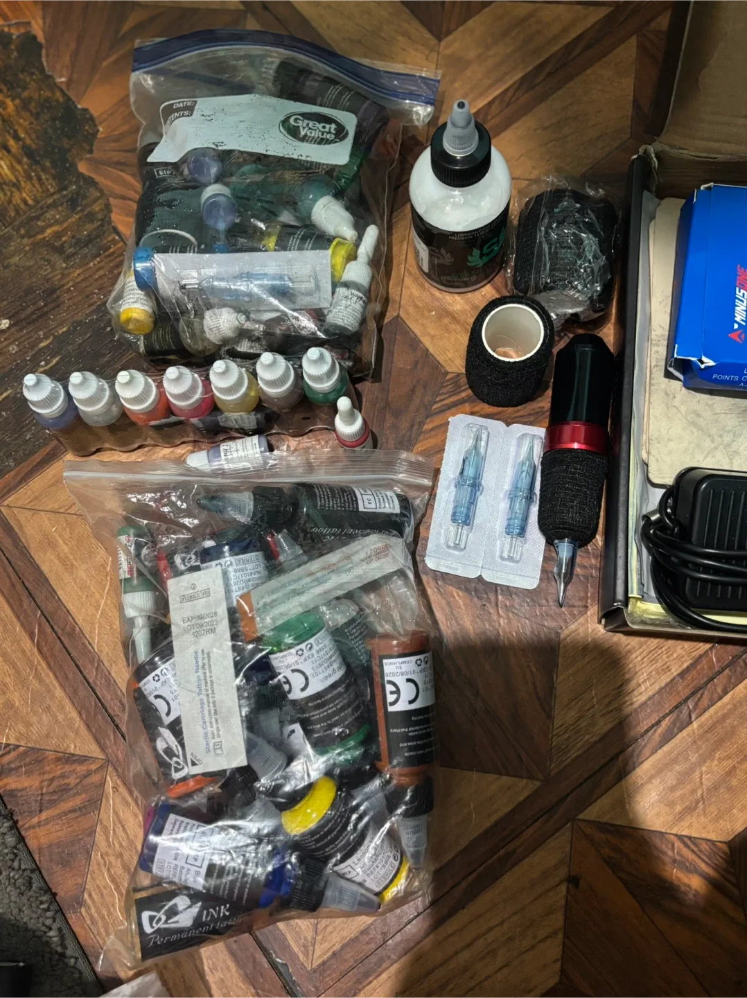 Tattoo Machines, Inks, and Stencil Printer Set - Brand New 🥕 image indicator(5)