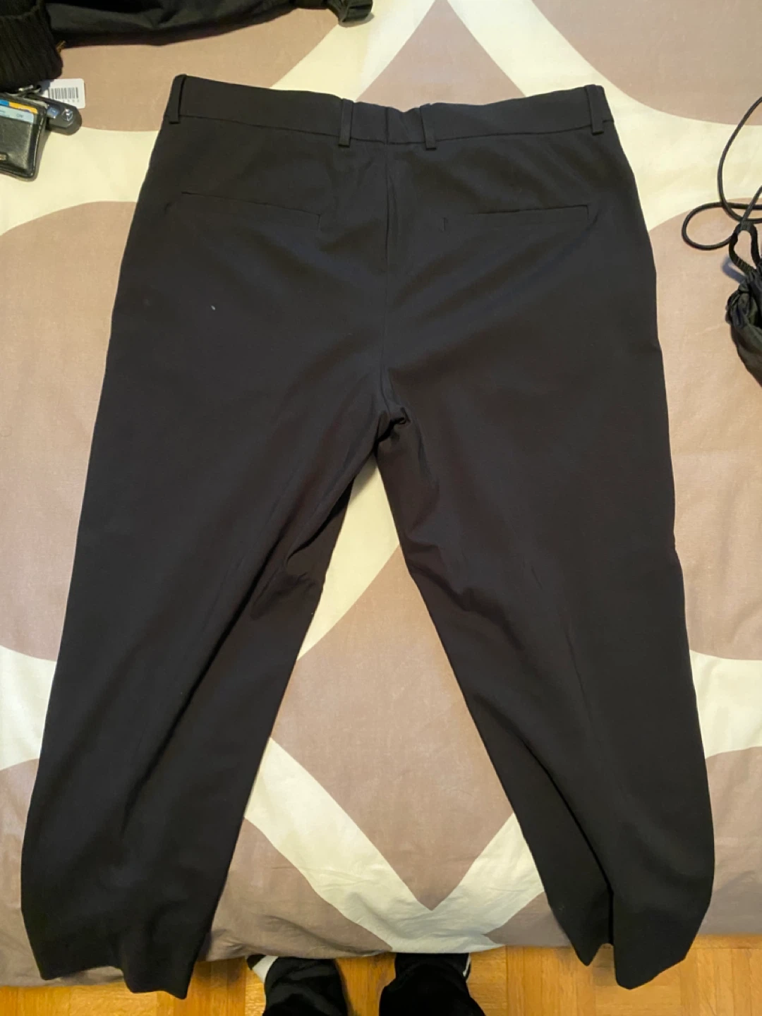 H&M Regular Fit Black Pants - photo 2