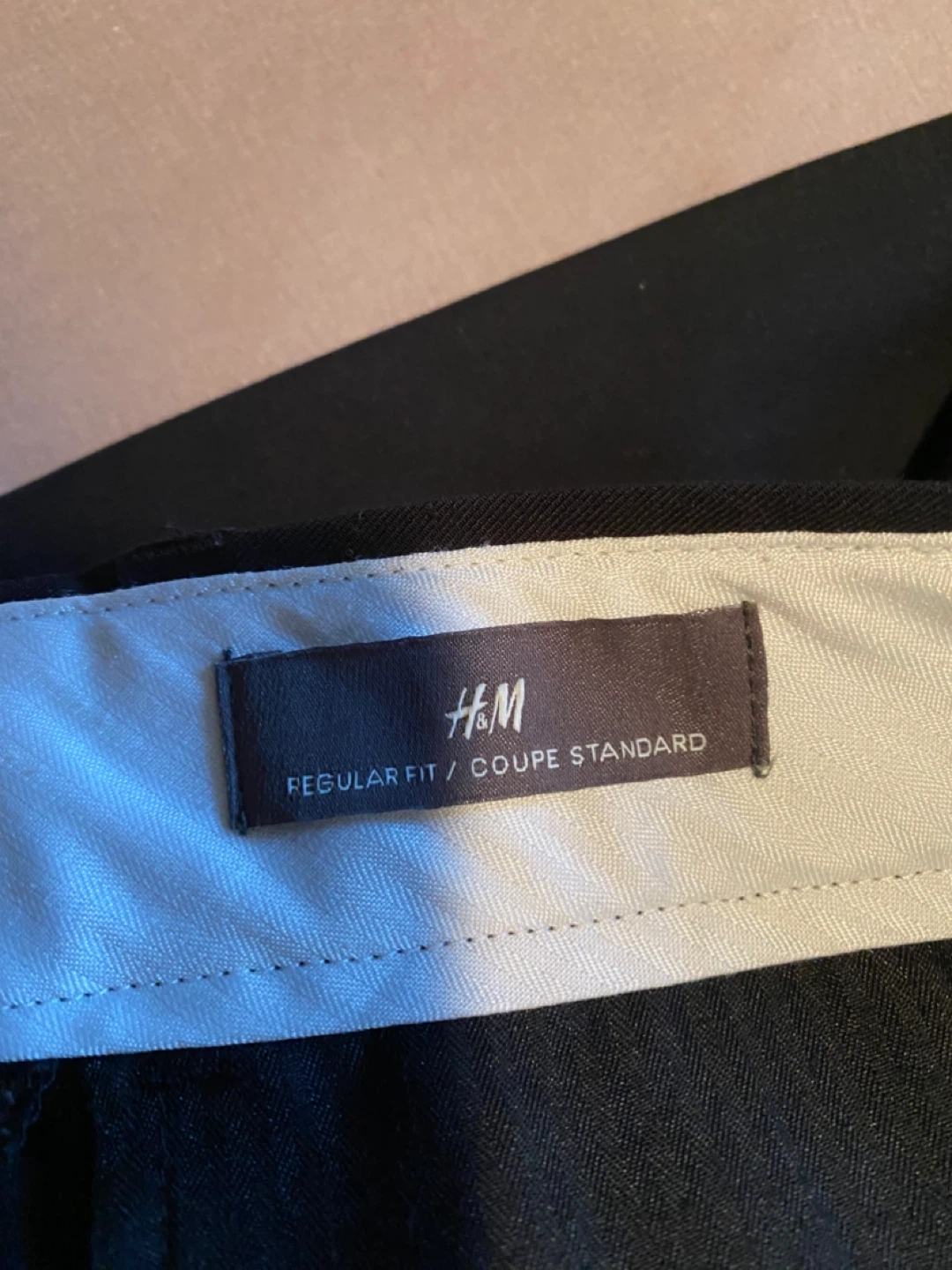H&M Regular Fit Black Pants - photo 3