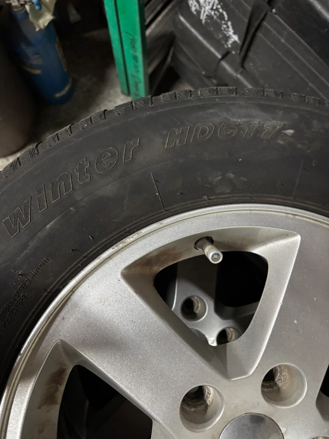 Set of 4 Winter HD617 Tires on Dodge Rims