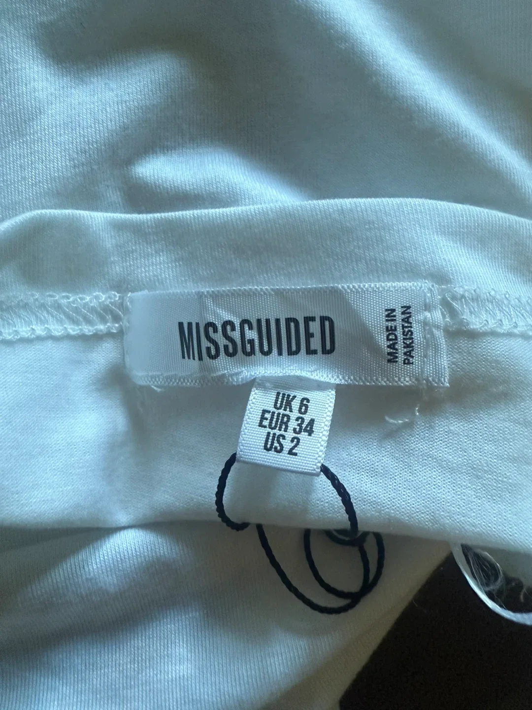 Brand new Missguided White Bodysuit - Size US 2 image indicator(3)