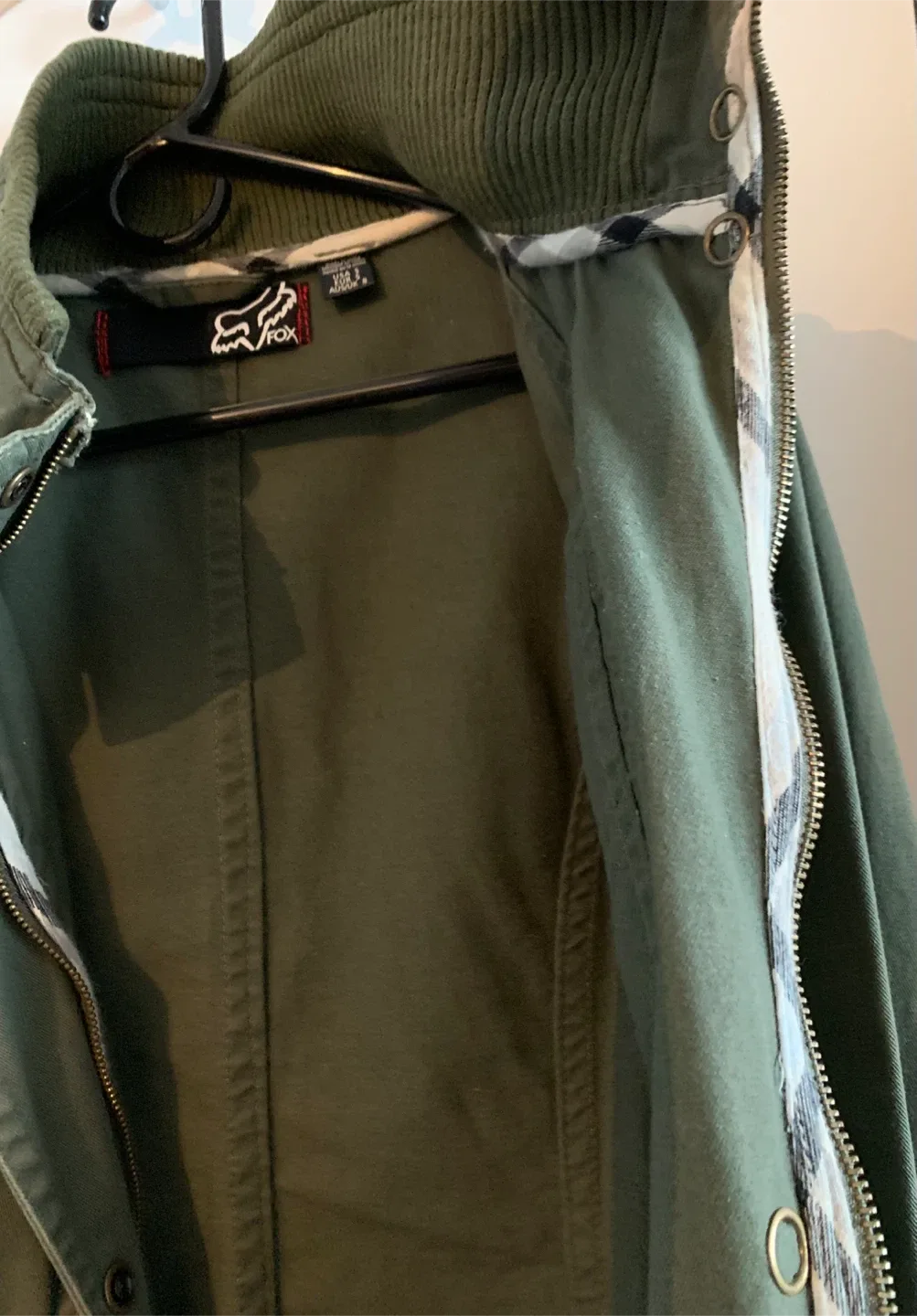 🦊 “Fox Racing” military style jacket image indicator(5)