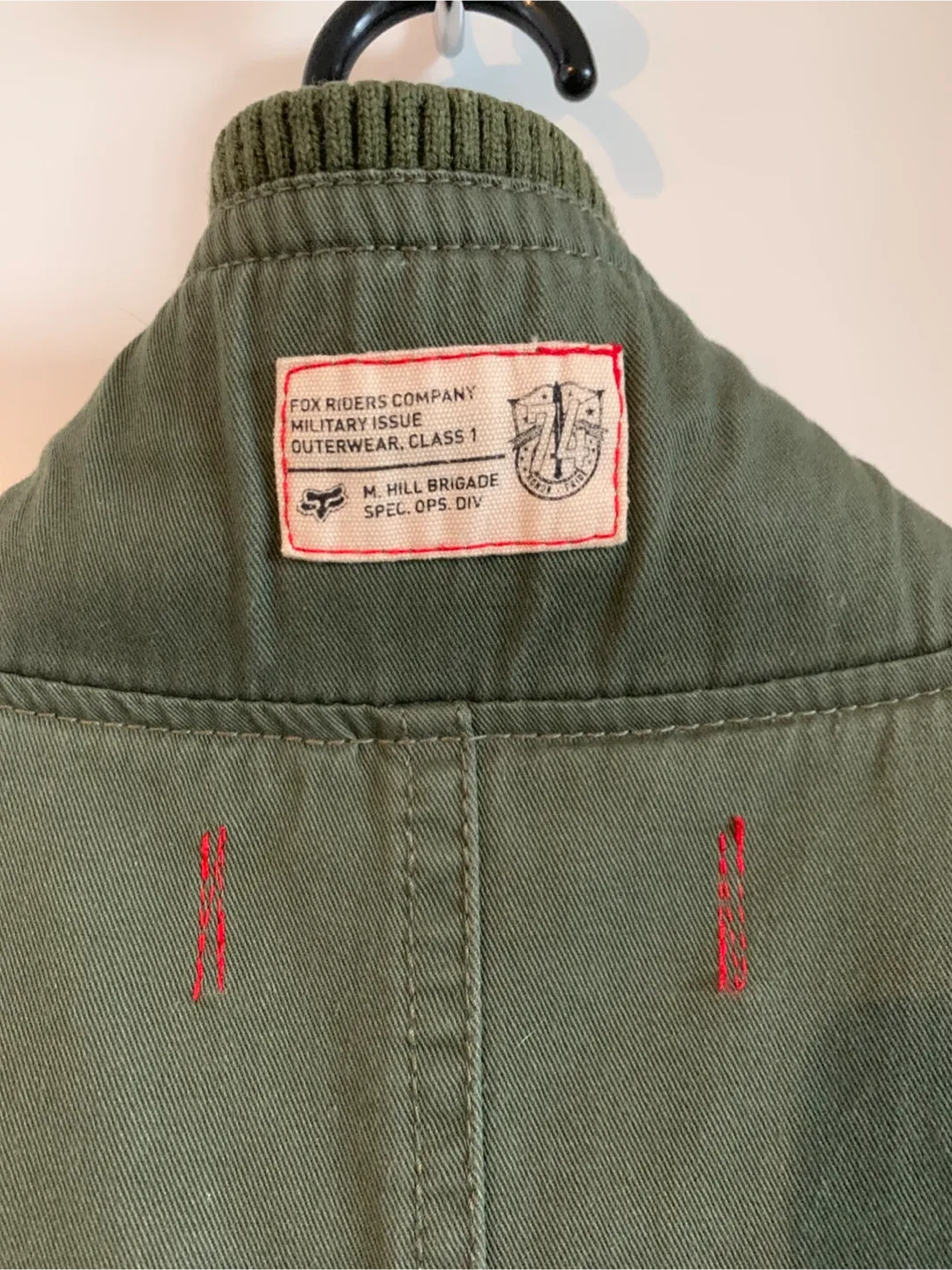 🦊 “Fox Racing” military style jacket image indicator(6)