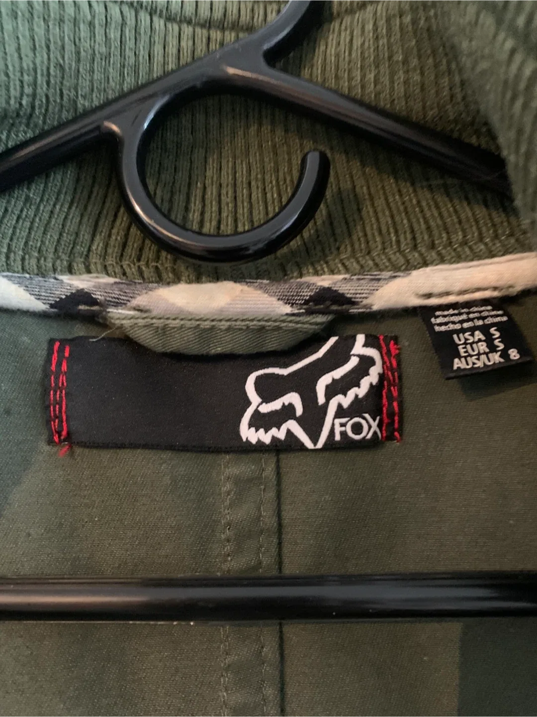 🦊 “Fox Racing” military style jacket image indicator(3)
