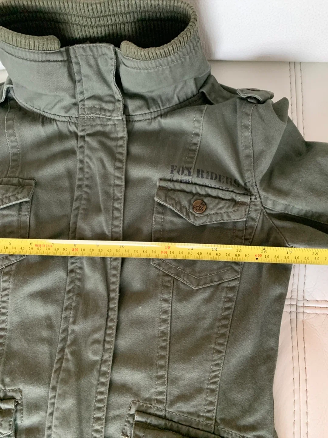 🦊 “Fox Racing” military style jacket image indicator(8)