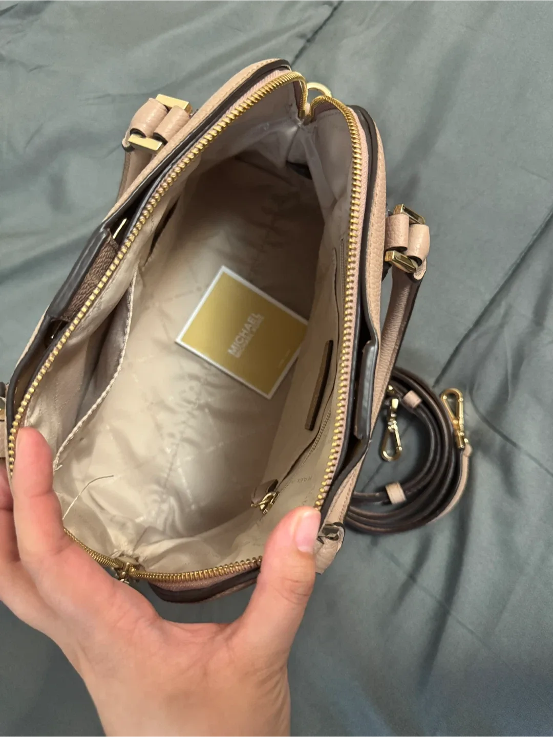 Michael Kors Dome Satchel - Pale Pink image indicator(6)