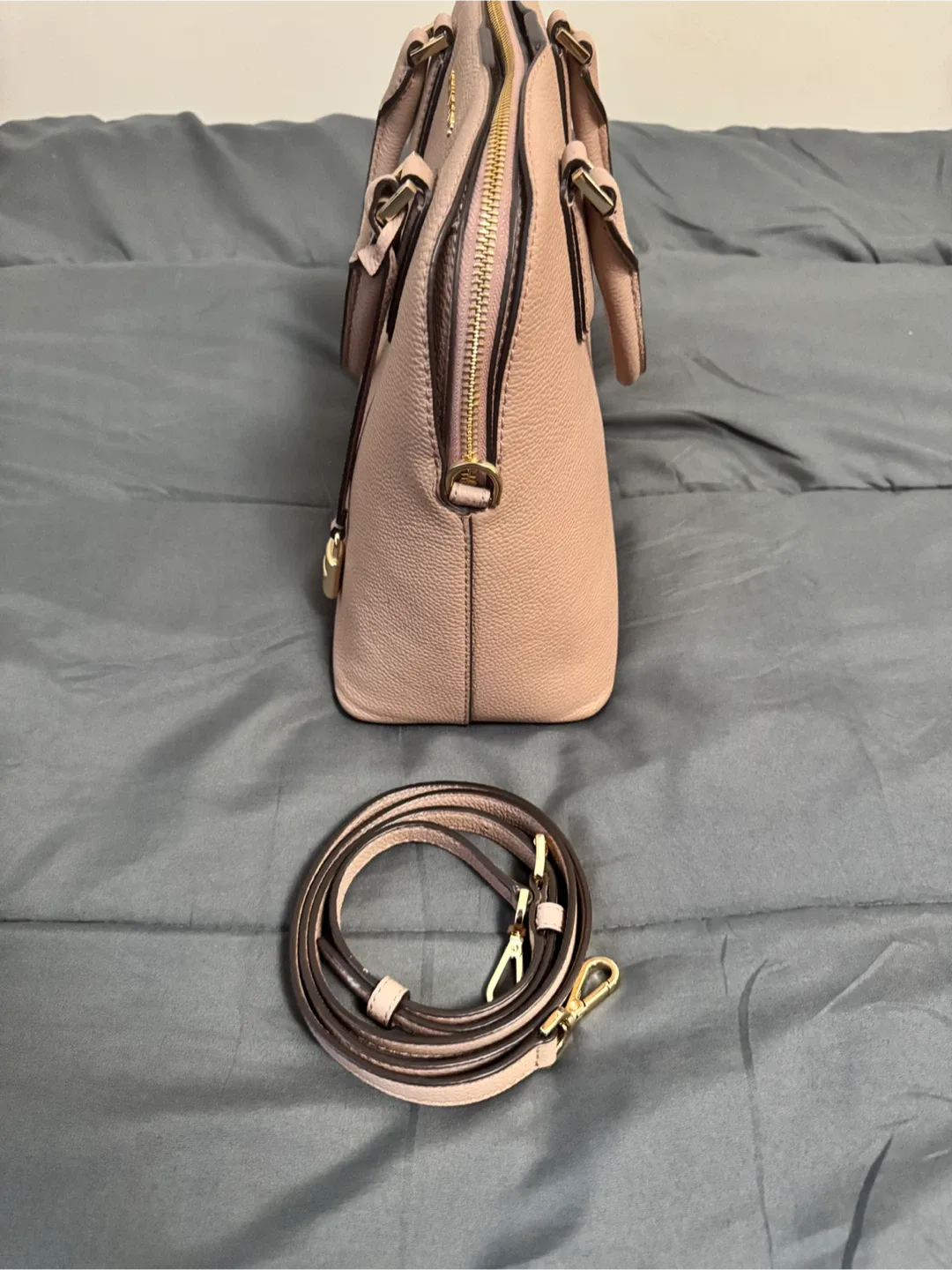 Michael Kors Dome Satchel - Pale Pink image indicator(5)