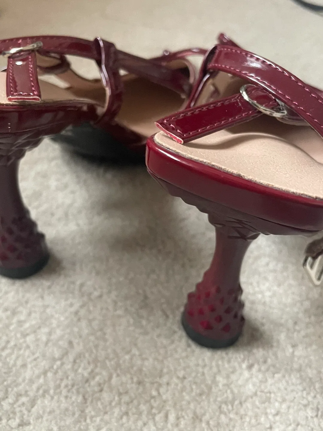 Burgundy Heels - Size 36 image indicator(2)