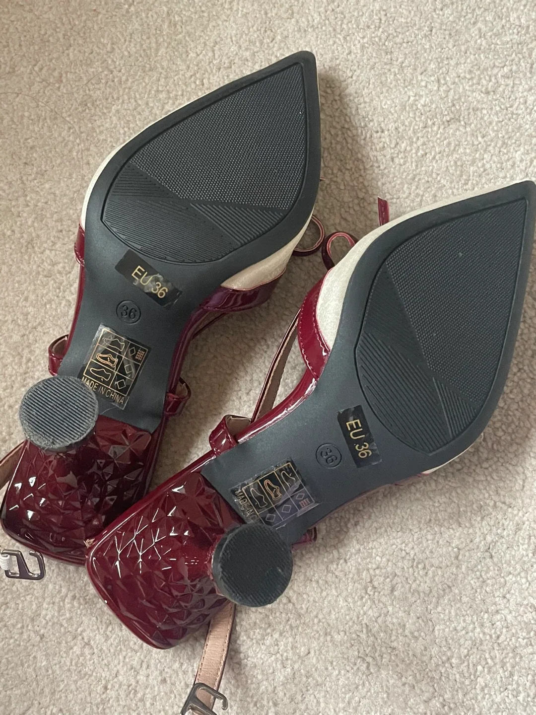 Burgundy Heels - Size 36 image indicator(3)