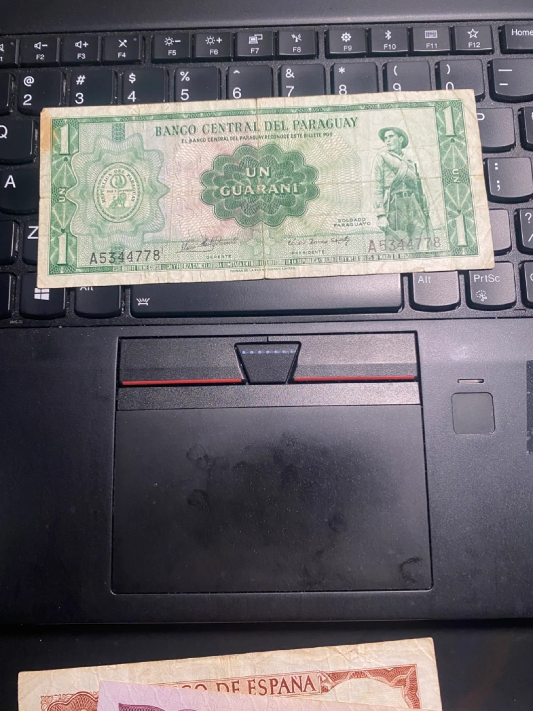 Un Guarani bank note