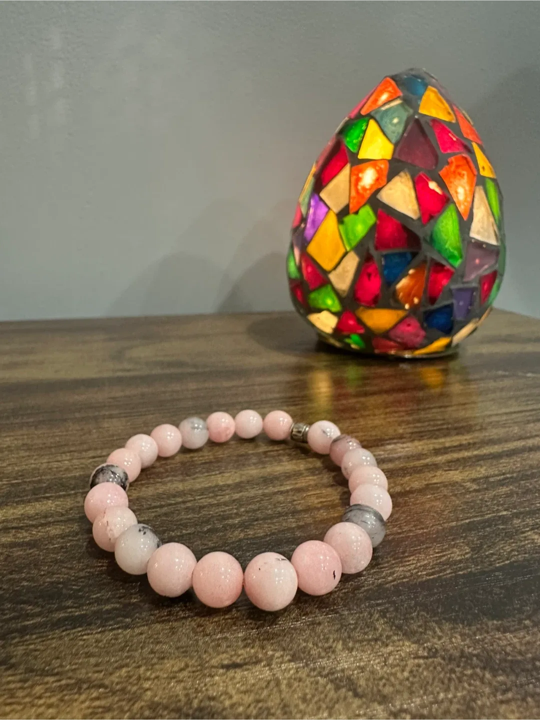 Pink Beaded Bracelet