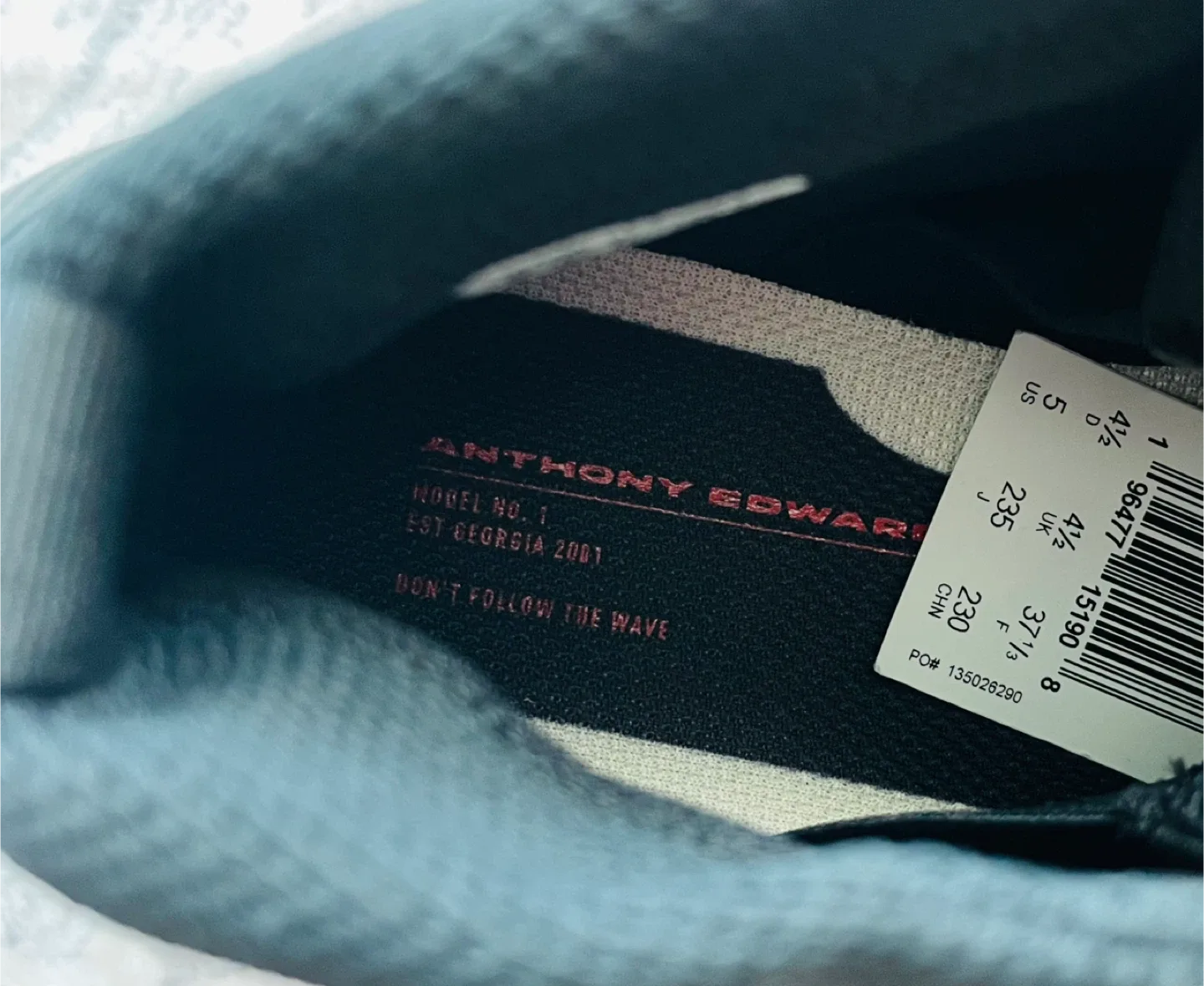 New Adidas Anthony Edwards Basketball Sneakers – US Size 5 image indicator(7)