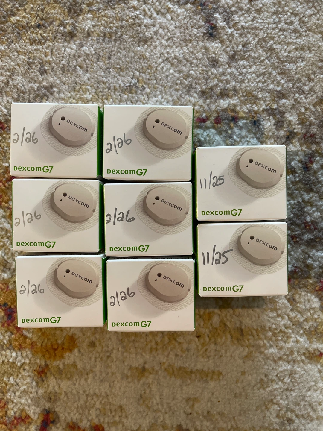 Dexcom G7 Sensors - 8 units