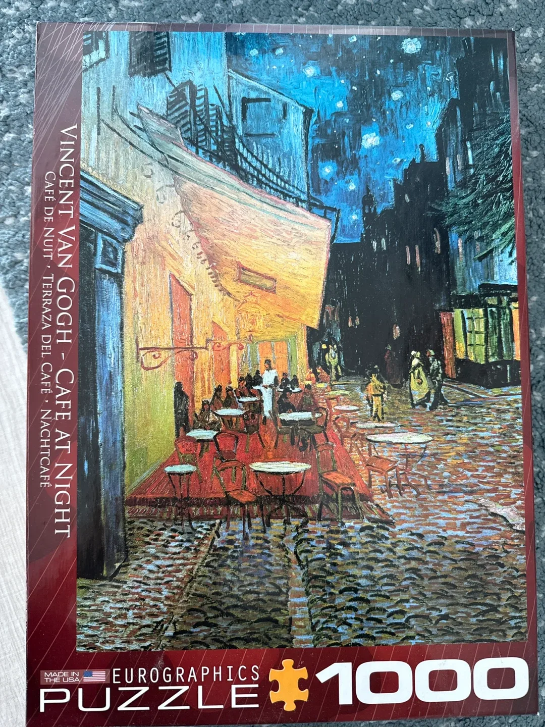 Eurographics Vincent Van Gogh Cafe At Night 1000 pc Puzzle thumbnail