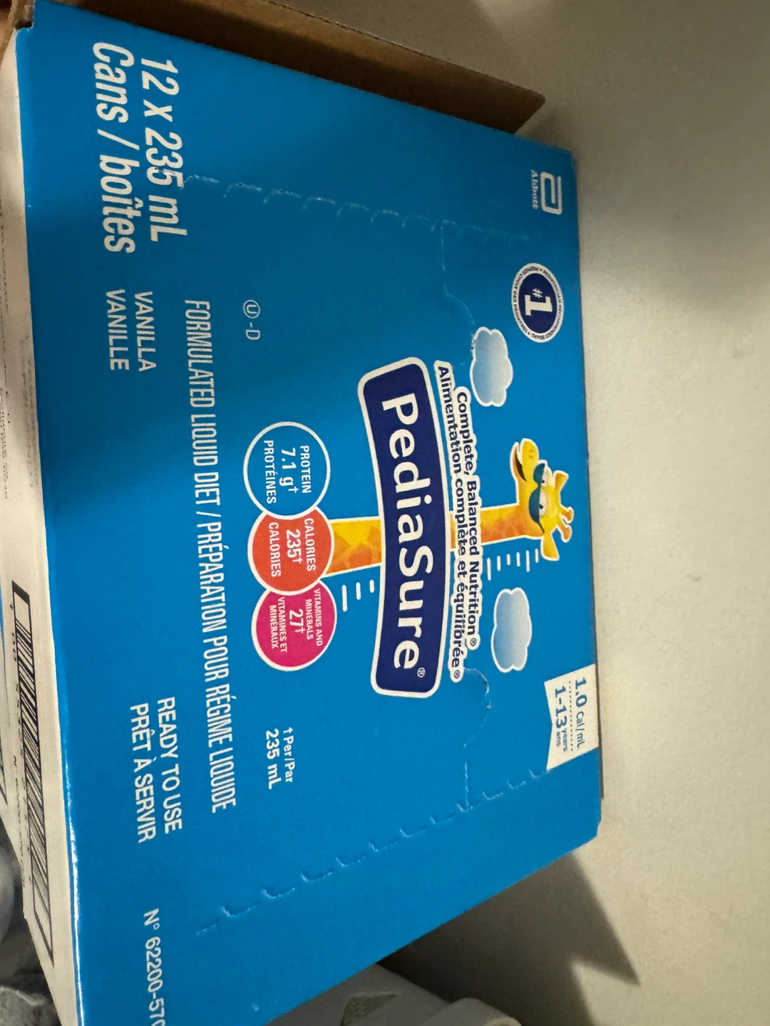 PediaSure Vanilla 12x235mL Exp 2026