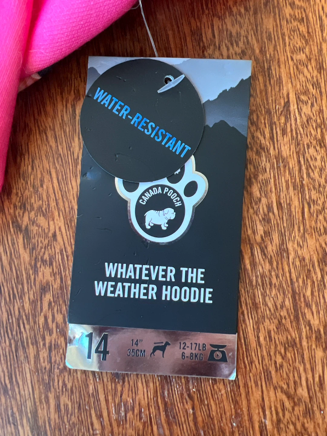 Canada Pooch Whatever The Weather Hoodie Size 14 - photo 3