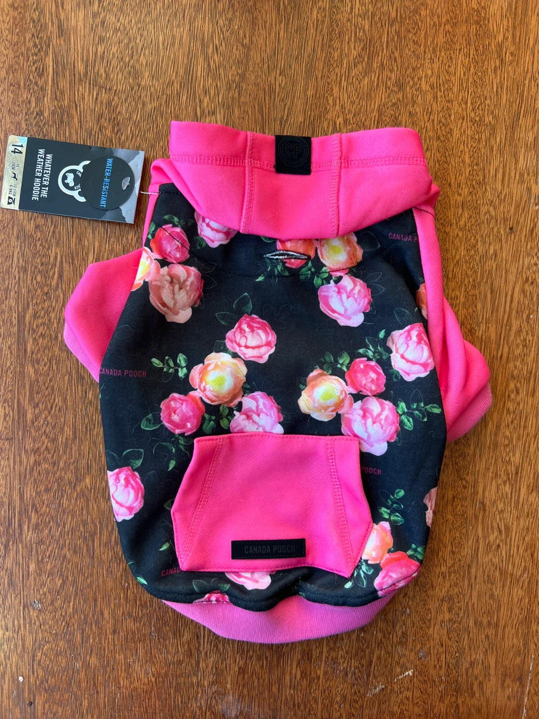 Canada Pooch Whatever The Weather Hoodie Size 14