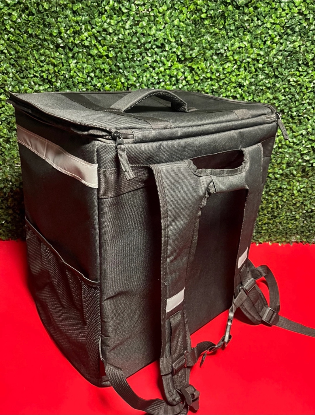 Insulated Food Delivery Backpack - Black - photo 4
