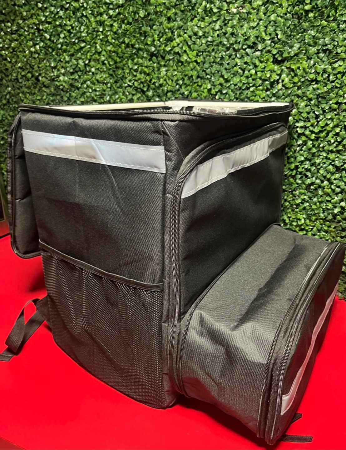 Insulated Food Delivery Backpack - Black - photo 5