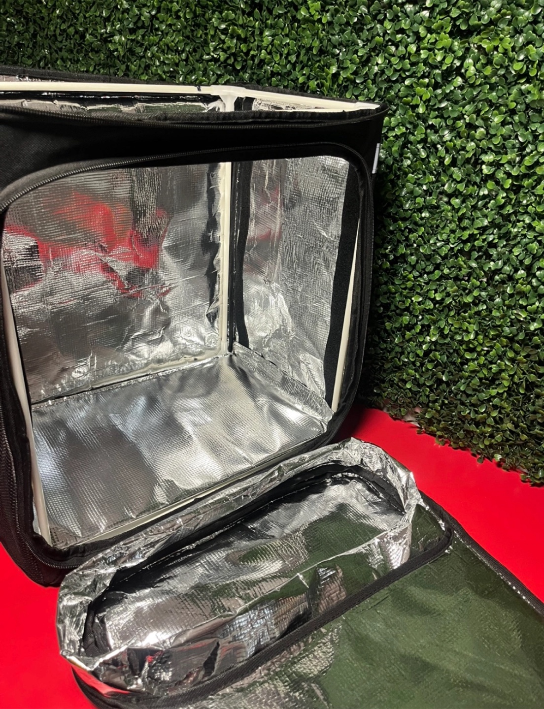 Insulated Food Delivery Backpack - Black - photo 2