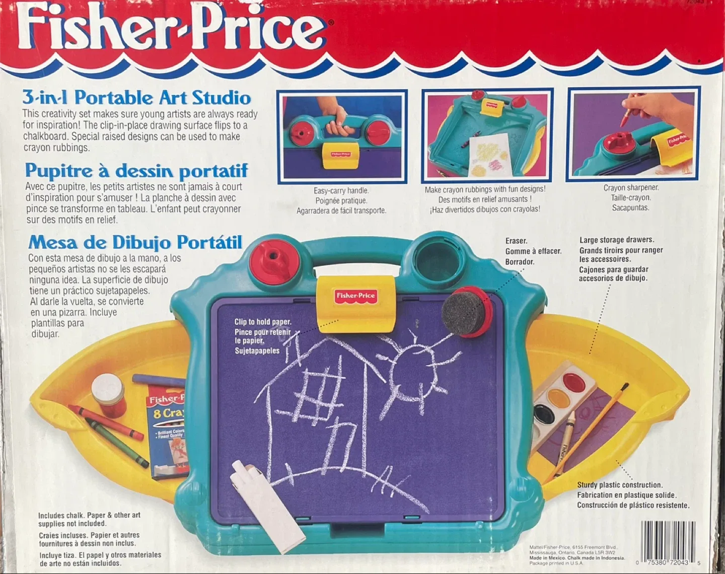 Rare Fisher Price Portable Art Studio image indicator(2)