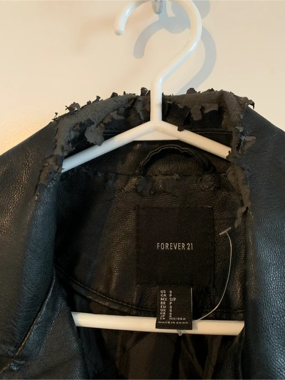 Black Biker Jacket Small - PLS READ ALL image indicator(5)