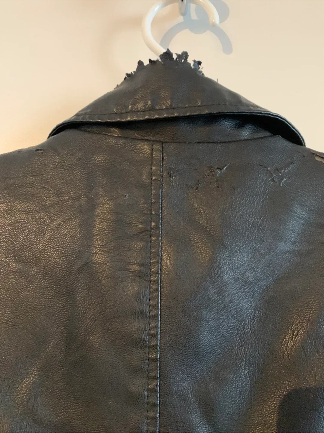 Black Biker Jacket Small - PLS READ ALL image indicator(7)