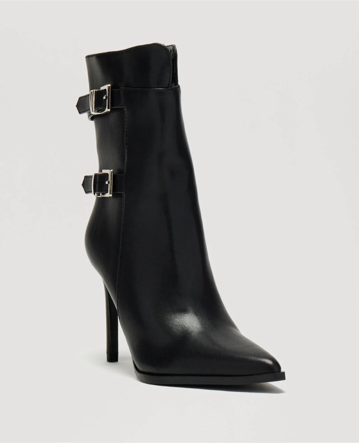 New Fashion Nova Black Heeled Ankle Boots - Size 8 - photo 3